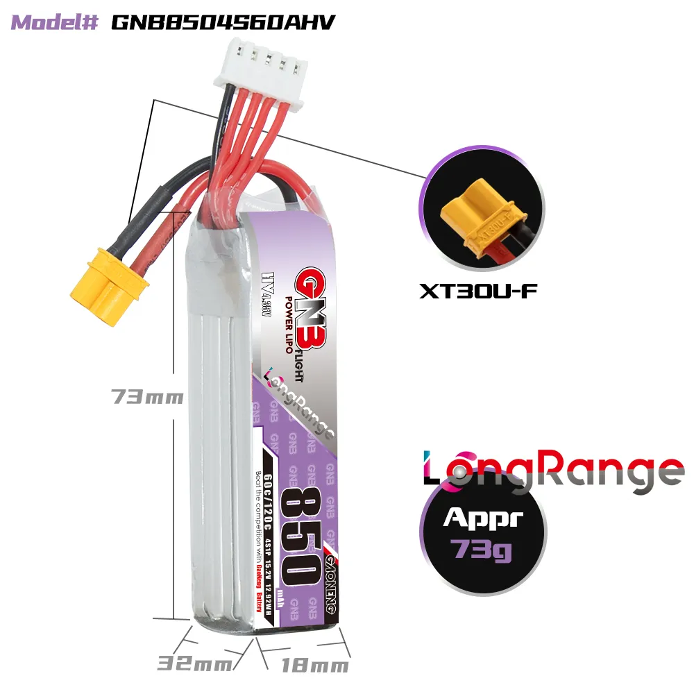 GAONENG GNB LiPo Pil 850mAh 4S - Drone Battery 4S incelemesi ve fiyatı