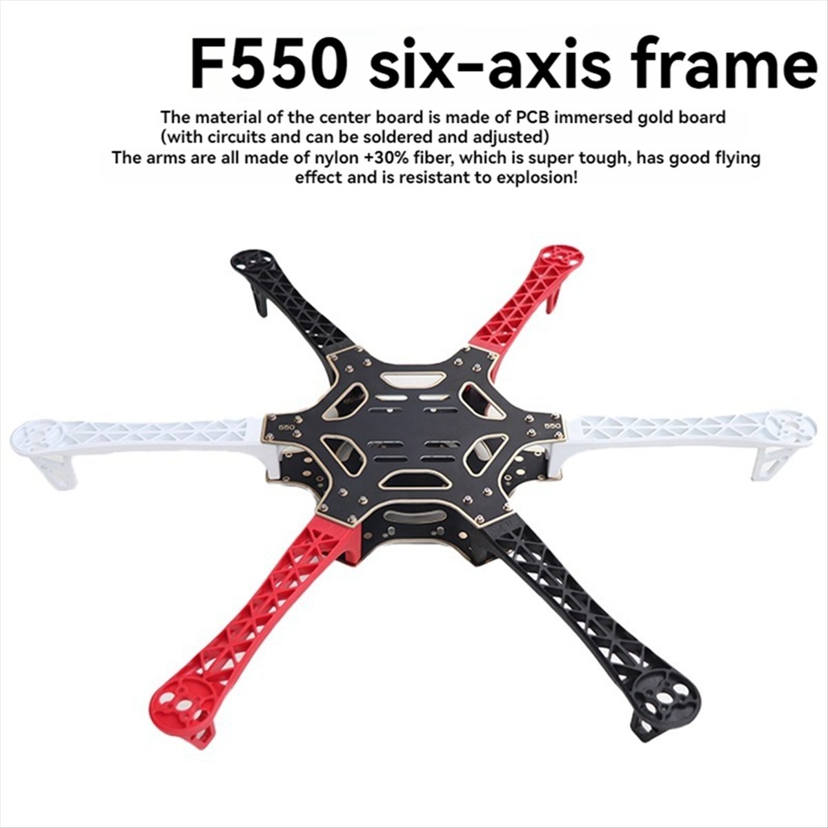 N86R FPV F550 Hexa Çerçeve Kol - Drone Battery Plate incelemesi ve fiyatı